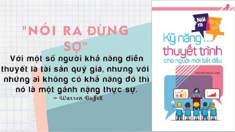 Review sách Nói Ra Đừng Sợ - Kỹ Năng Thuyết Trình Cho Người Mới Bắt Đầu