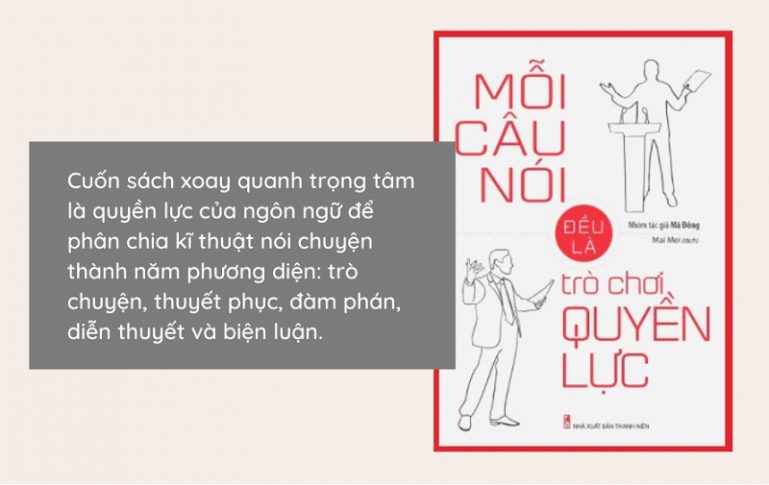 Review sách Mỗi Câu Nói Đều Là Trò Chơi Quyền Lực