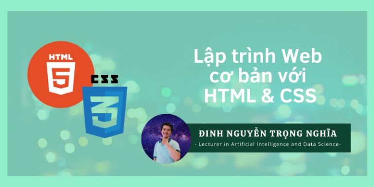 Khóa học Lập trình web cơ bản với HTML&CSS